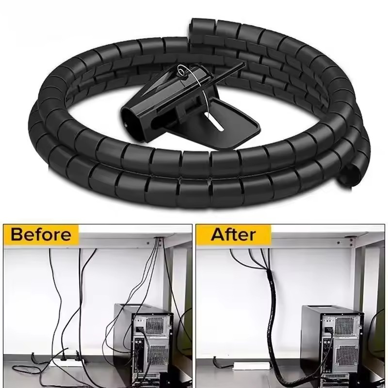 Tools Youtube - Protetor de Cabo Espiral Flexível 2M/1M,